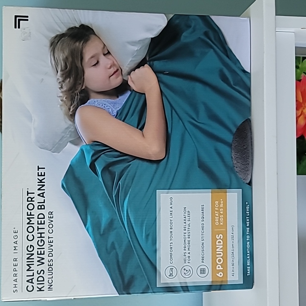 Sharper Image Calming Comfort Kids Weighted Blanket